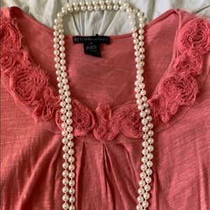 Floral embellished top